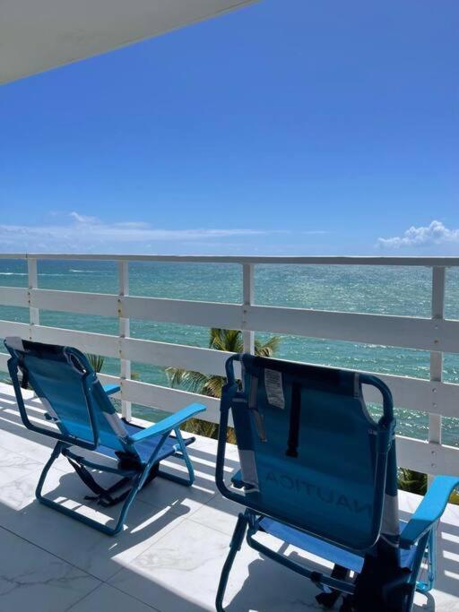 Beautiful Ocean Blue Love Oceanfront Apartment Fajardo Esterno foto